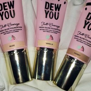 Too Faced 🍯 Dew You Fresh Glow Foundation - Shade Honey BNIB